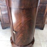 Empire Period Somno in Flamed Mahogany and Anthracite Sainte-Anne Marble