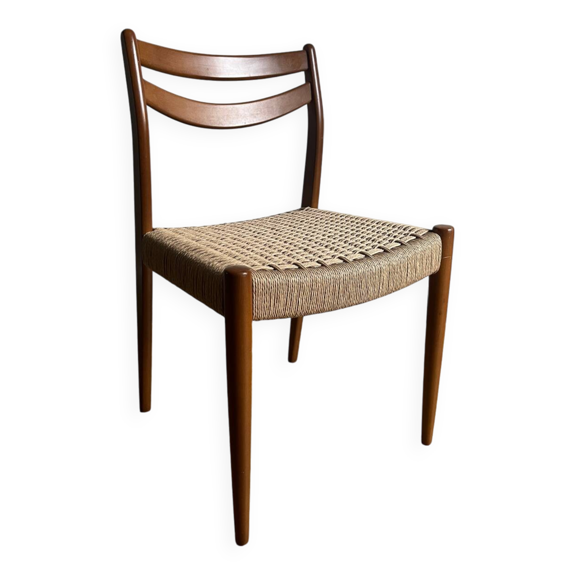 Chaise vintage en corde danoise