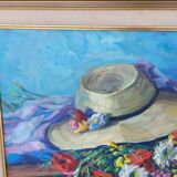 Tableau huile sur toile signé