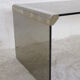 Galotti and Radice 70s smoked glass coffee table