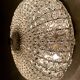 Floral Crystal Glass Flush light