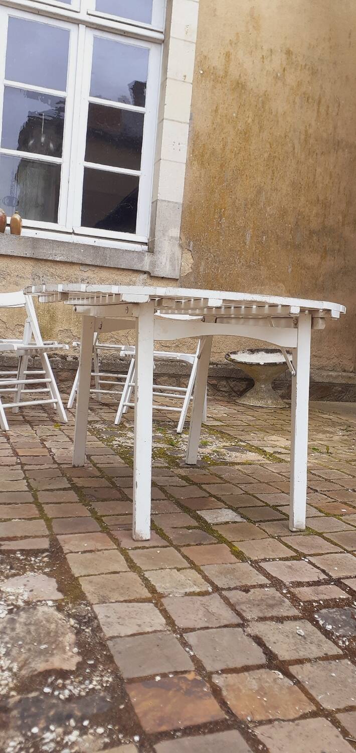 Vintage 60s wooden garden furniture