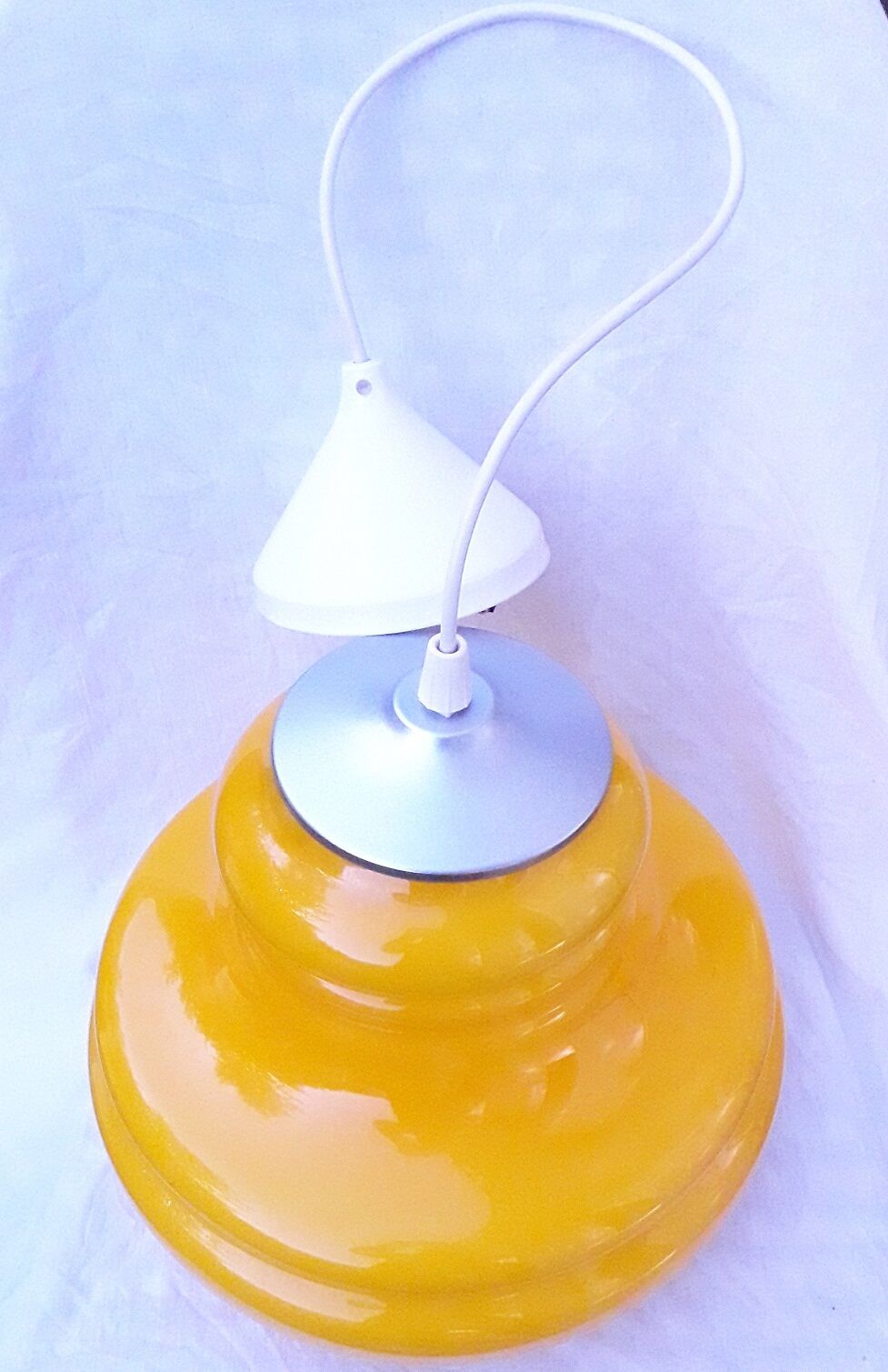 Yellow glass suspension