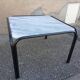 Table basse vintage marbre blanc