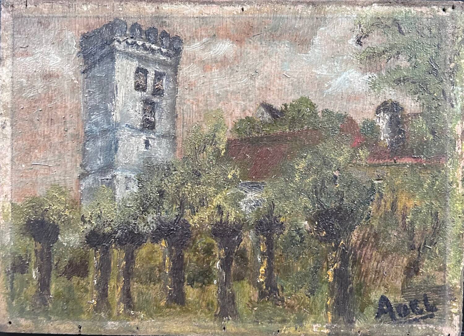 Petit tableau château