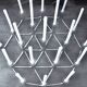 Vintage 60s modular candle holder