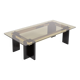 Architectural Italian design coffee table from 1970’s