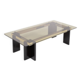 Architectural Italian design coffee table from 1970’s