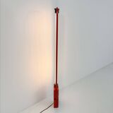 Uno red floor lamp by Gian N. Gigante for Zerbetto, 1980