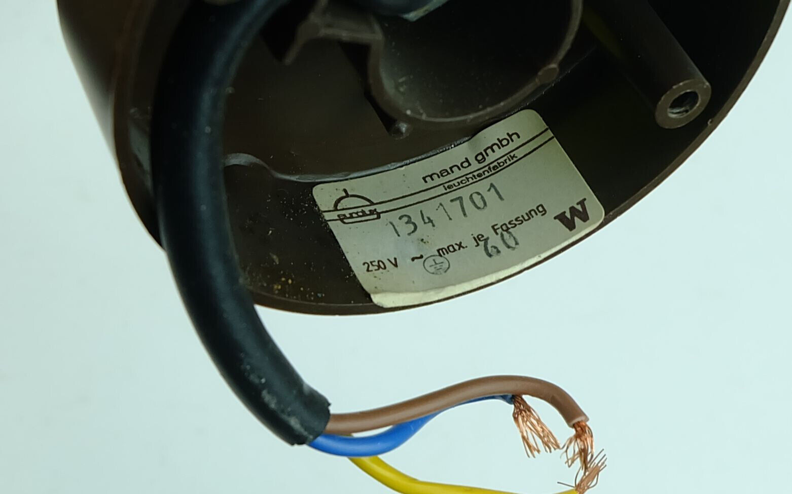 Flower-shaped ceramic sconce 1970s