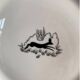 6 dessert plates in Limoges porcelain - Manufacture A. Vignaud