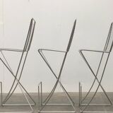Kreuzschwinger Bar Stools 2nd Generation German by Till Behrens for Till Behrens Systeme, 2000s, set of 4