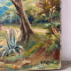 Oil on canvas Roquebrune-Cap-Martin, signed Émile Tatin