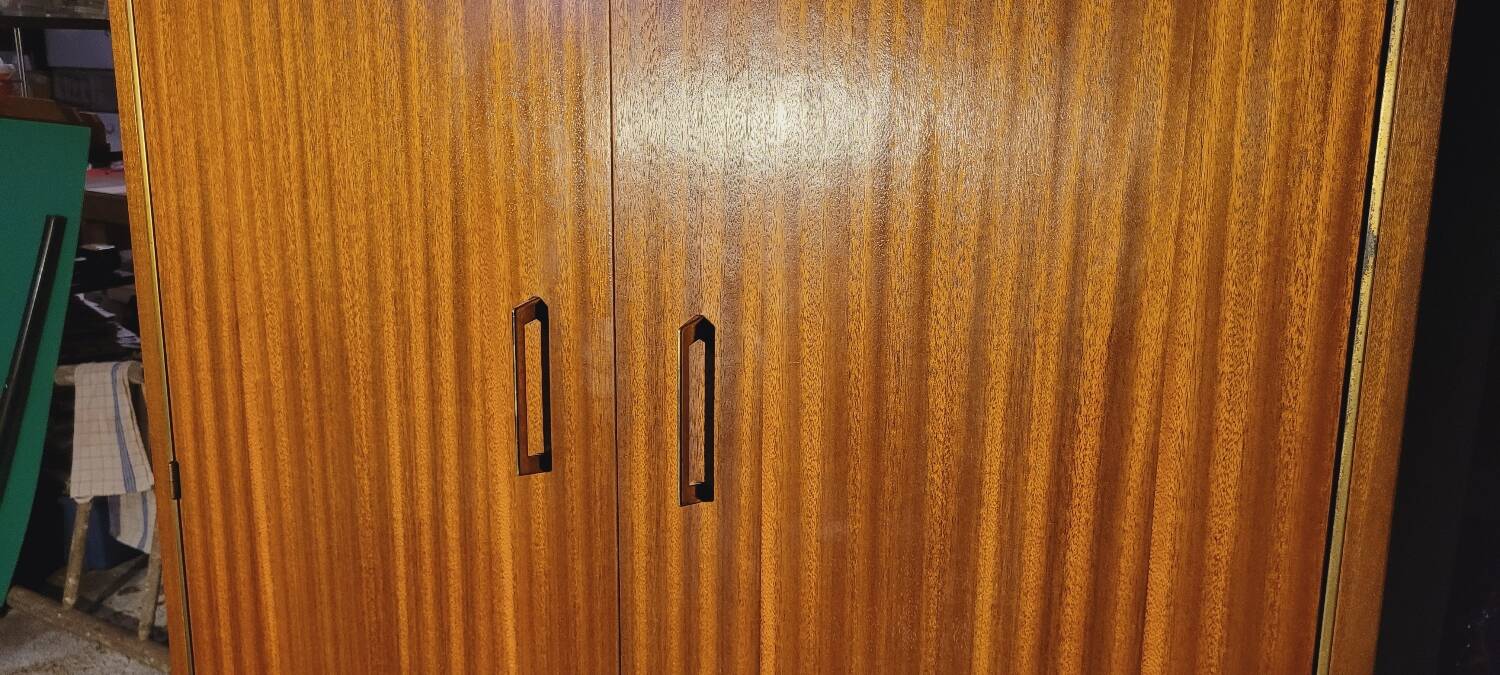 Armoire 60's placage teck
