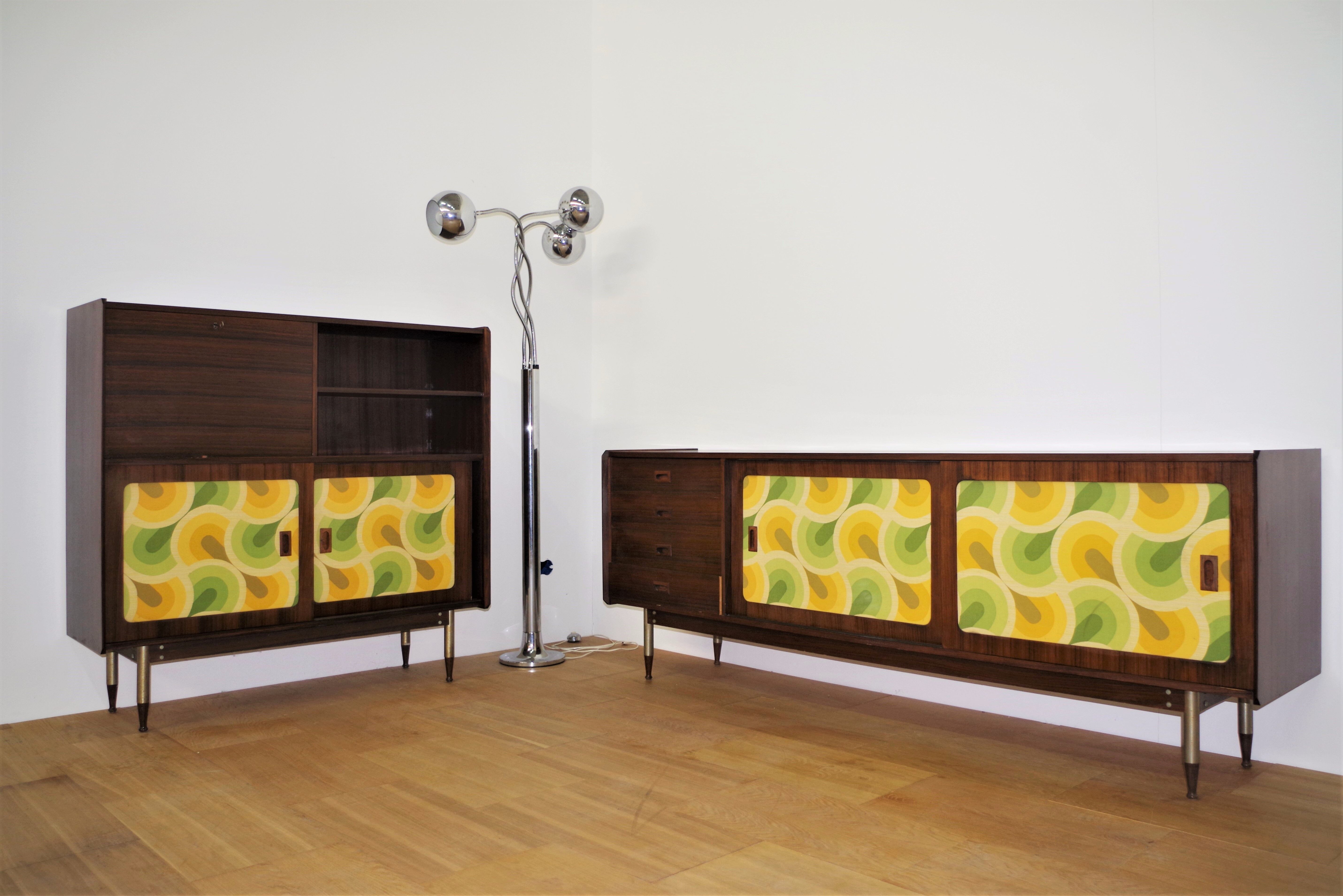 Sideboards in teak, 1960
