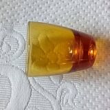 Vintage 1960s crystal liqueur glasses from the Arques crystal factory.