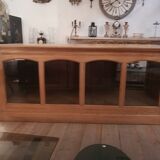 Art deco showcase counter in elm