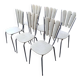 Set of six "Peacock Style" dining chairs.