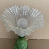 Antique glass table lamp