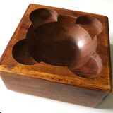 Empty teak pocket, 70s