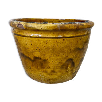 Vintage mustard glaze bowl