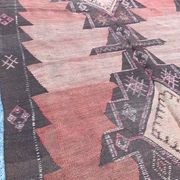 Kilim persan tribal fait main 145x384 cm