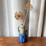 Small handmade stoneware vase