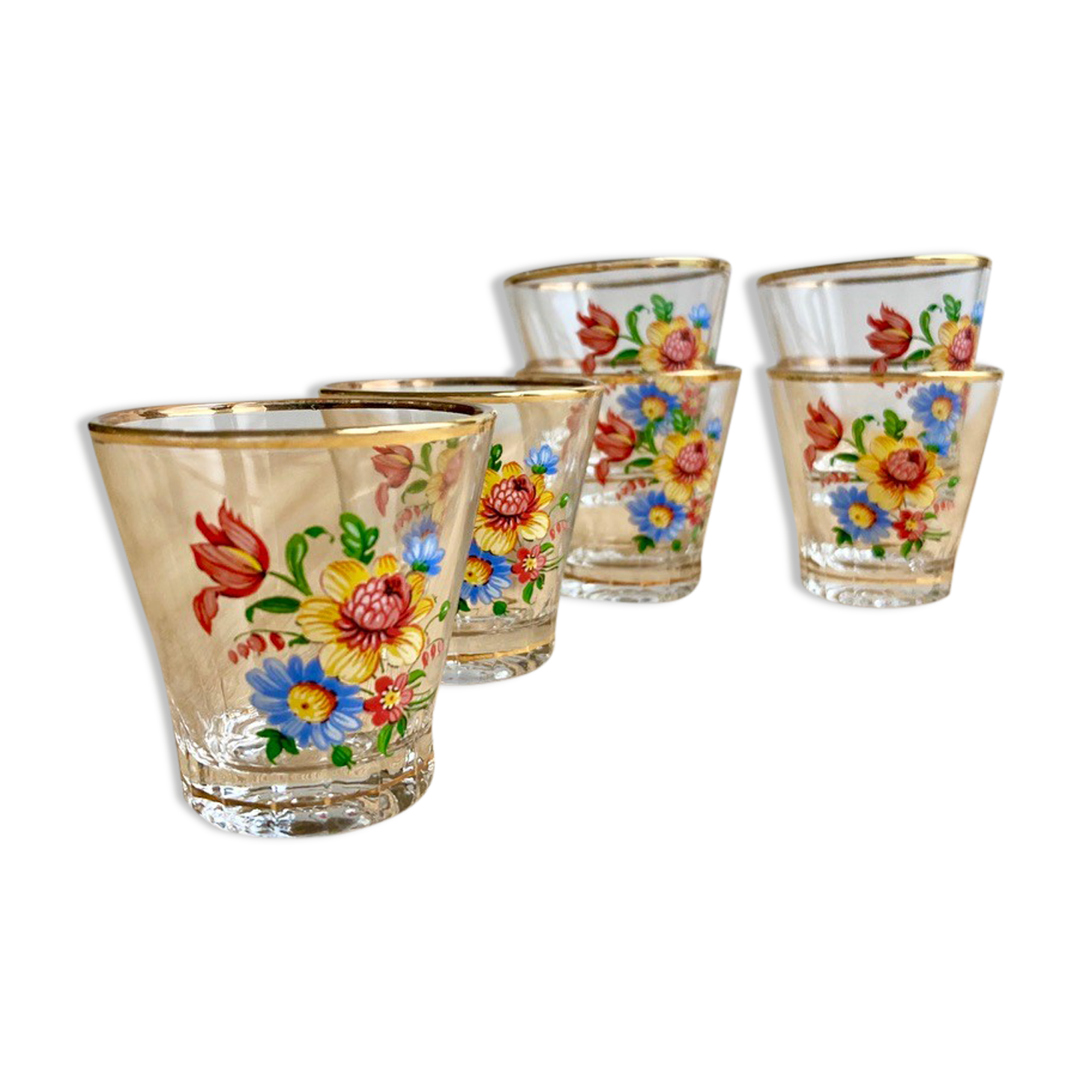 Vintage shot glass 60's
