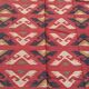 Tapis kilim en toile de jute et coton. 150cm x 250cm