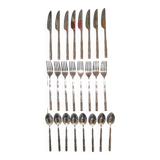 Ménagère en inox 24 pièces