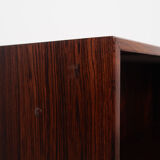 Bibliothèque en palissandre, design danois, années 70, production: Hjørnebo