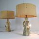 Set van 2 Amerikaanse vintage  tafellampen