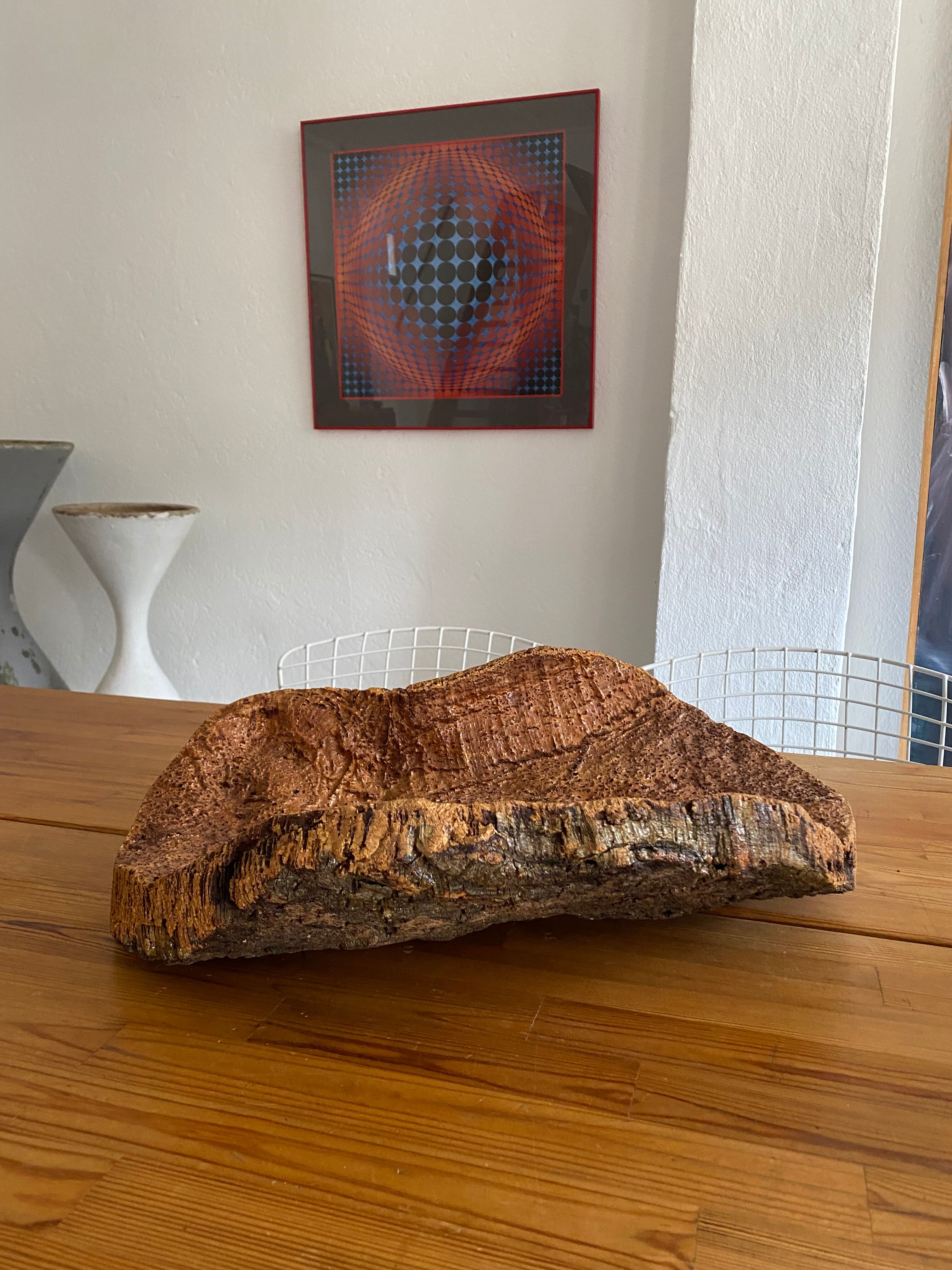 Natural cork cut free form vintage