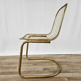 70s chair in metal