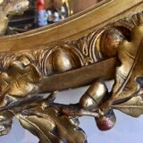 Miroir en stuc doré, XIXe siècle