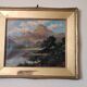 Antique oil painting on canvas, Scottish landscape, JACK DUCKER