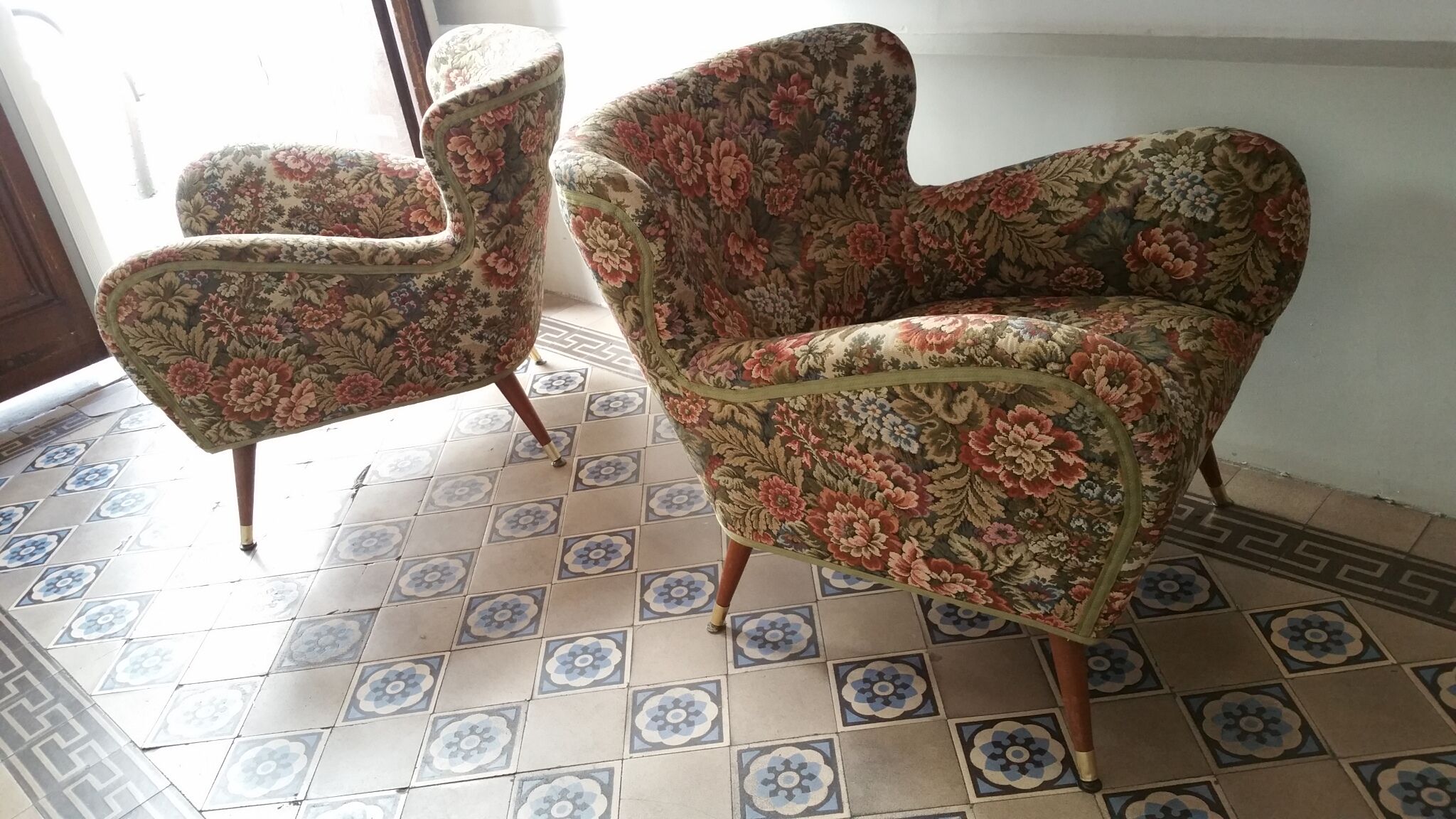 Pair of chairs organic years 50-60