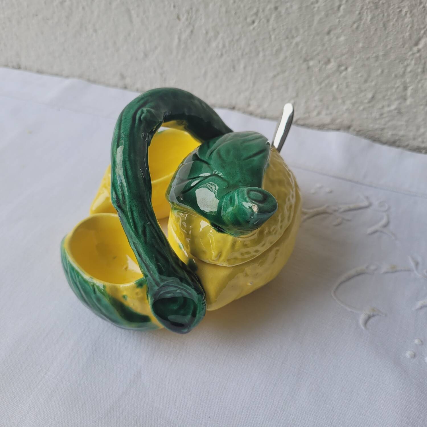 Salt shaker, pepper shaker and mustard shaker