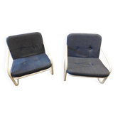 Pair of Prisunic armchairs