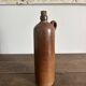 Vintage brown stoneware bottle – Large handled jug