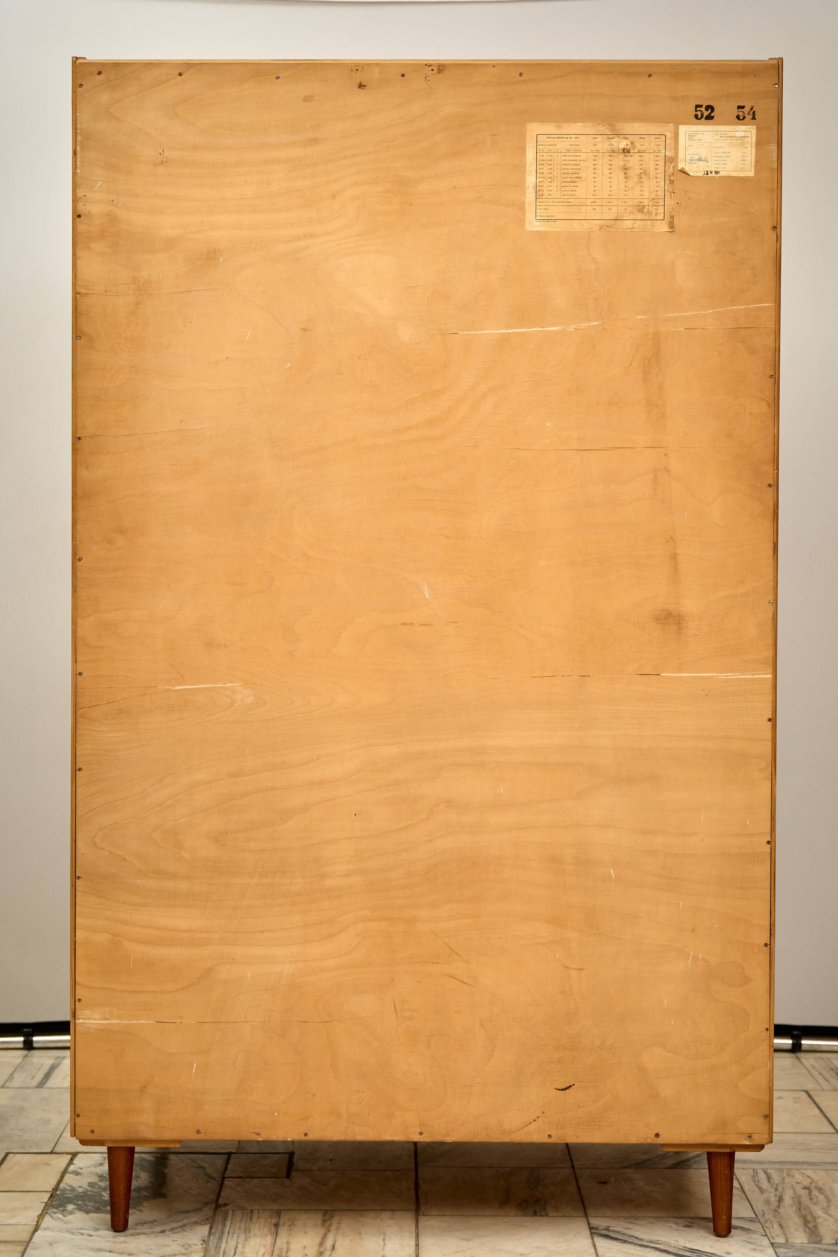 Vintage Wardrobe by UP Závody, 1960s, Czechoslovakia