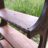 Old rustic wall shelf