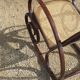 Rocking chair wood and canage seventies