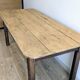 Antique farmhouse table in patinated solid wood - 178 cm