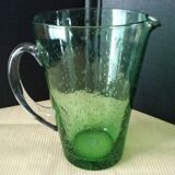 Water carafe, bubbled glass jug