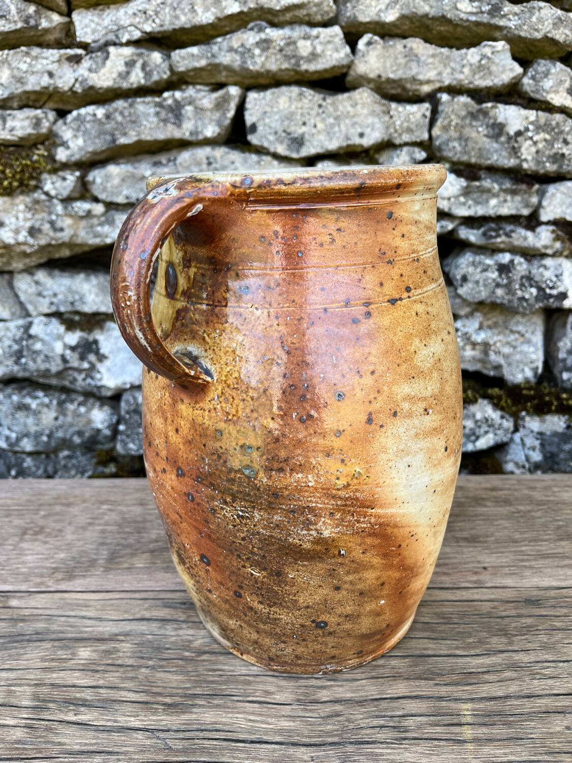 Jar, stoneware jug