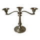 Silver brass chandelier 50s