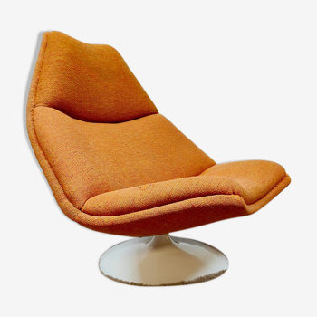 Vintage lounge armchair Artifort swivel Geoffrey Harcourt F511