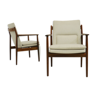 Fauteuil d'Arne Vodder en palissandre Danemark années 1960