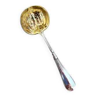Christofle hemerocallis, olive spoon, ice cube, shaker very good condition